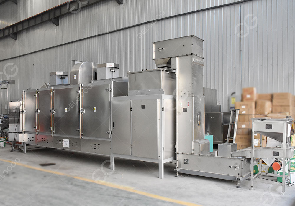 Cashew Nut Roasting Machine With Cooling Function